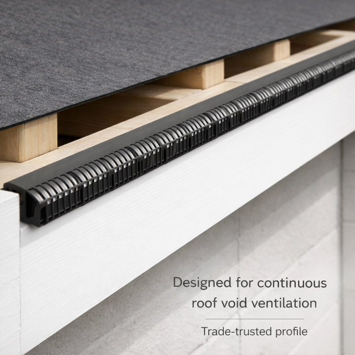 50 x Over Fascia Vents 1 Metre x 25mm