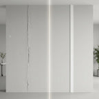 1 x 19mm White Adhesive Taped PVC Flat Bar x 1 Metre
