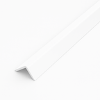 1 x White Rigid Angle 100mm x 100mm