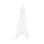5 Pack – White Rigid Angle Trim – 10mm x 10mm x 1 Metre – PVC Corner Protector