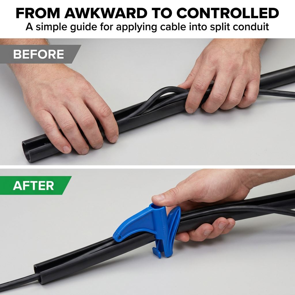 Conduit Applicator Splitting Tool Small  6 - 15mm