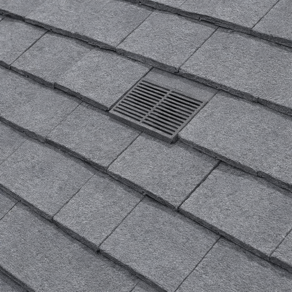 Plain Roof Tile Vent - Red