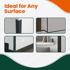 2 x Anthracite Grey Rigid Angle 50mm x 50mm x 1  Metre  ^