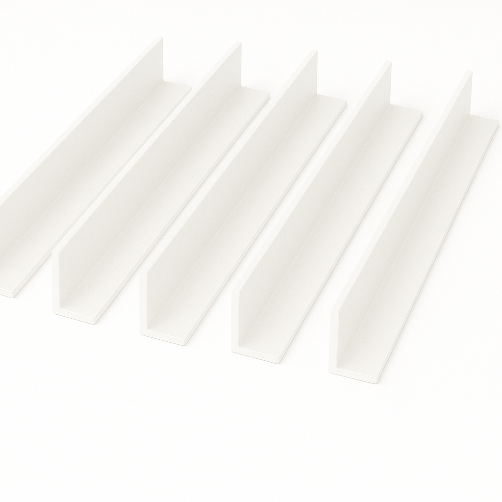 White Unequal Angle 70mm x 30mm