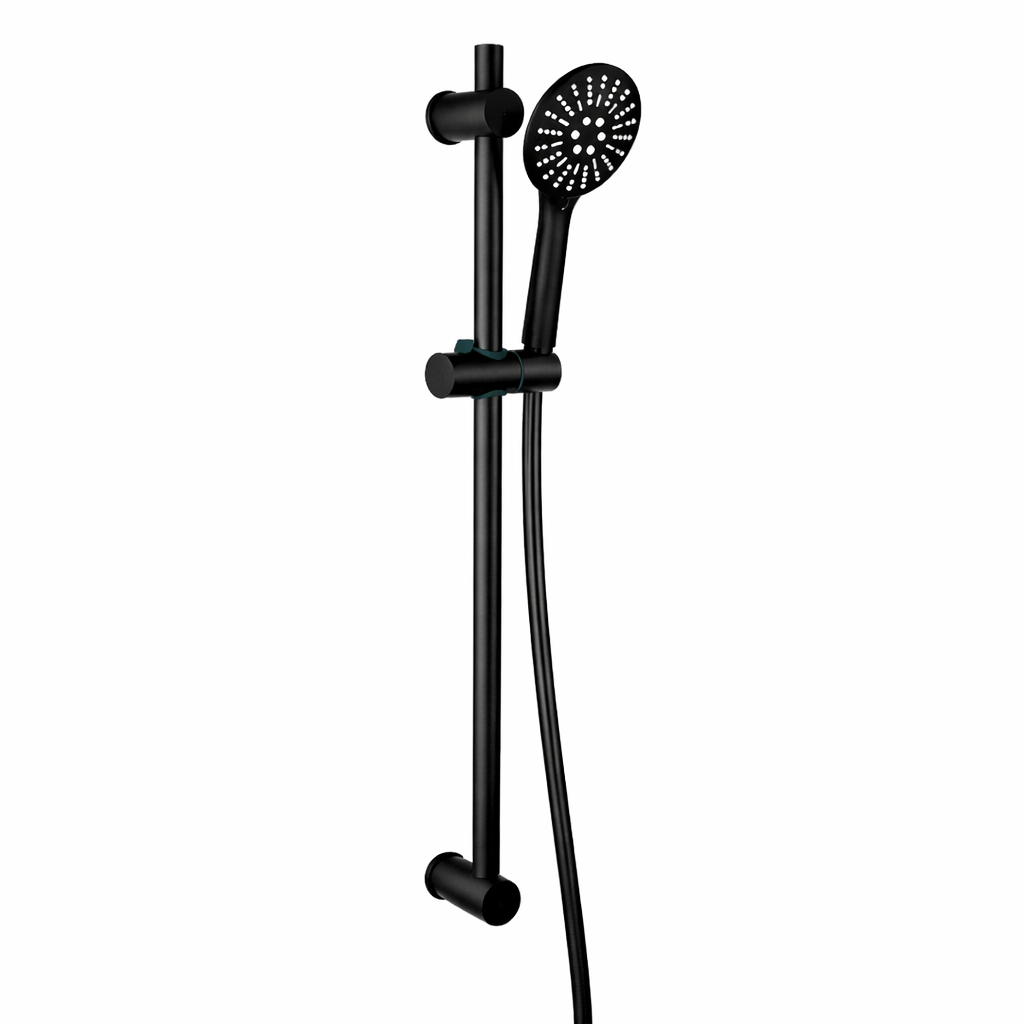 Kartell Nero Round Slide Rail Kit Matte Black