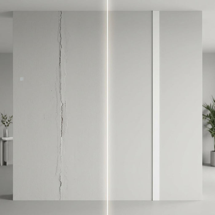 1 x 12mm White PVC Flat Bar x 1 Metre