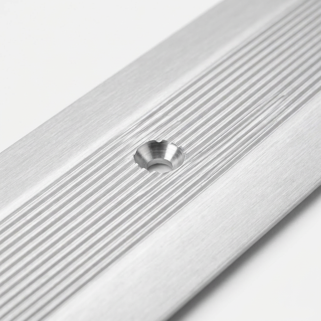 2 x Aluminium Flooring Cover Edge 60mm x 89.5cm