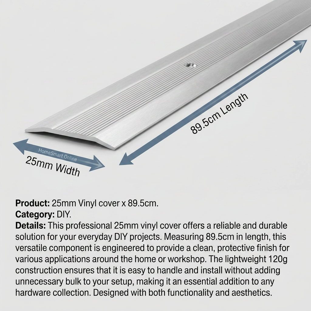 4 x Vinyl Cover 25mm x 89.5cm Protective Trim for DIY and Hardware Maintenance 120g Lightweight Surface Guard