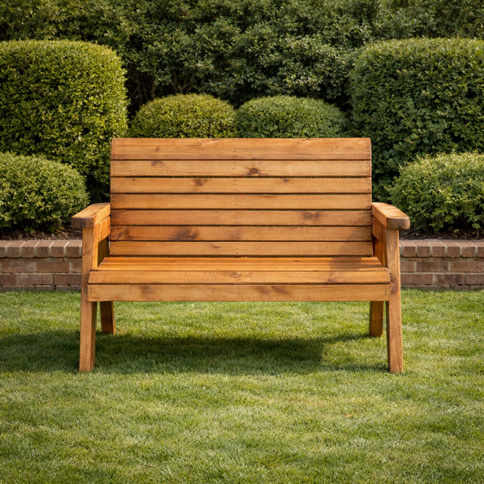 Wooden Garden Bench Three Seater
