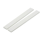 2 x 12mm White PVC Flat Bar x 1 Metre