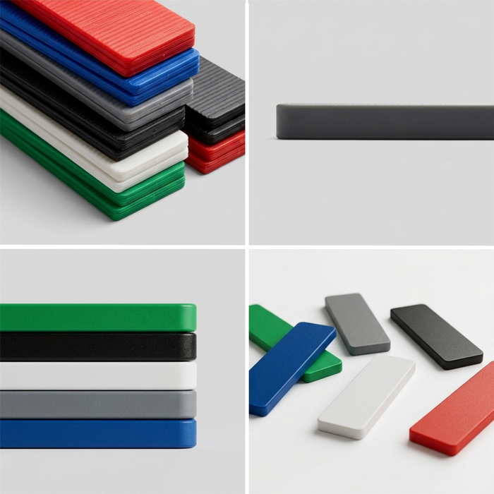 3000 x Plastic Window & Glazing Spacer Packers 1mm - 6mm