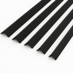 1 Metre Black uPVC Plastic Rigid Corner Cover Trims