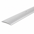 Wide Cover Strip Floor Transition, Matt Silver Finish, 38mm x 89.5cm, DIY Door Threshold Joint Protector and Edge Trim