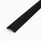 15 Pack Black 1 Metre UPVC Plastic Rigid Angle 50 x 50mm Corner Cover Trim 90 Degree
