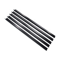 5x Black PVC Angle Trim 40mm x 40mm x 1m – Edge & Corner Protector