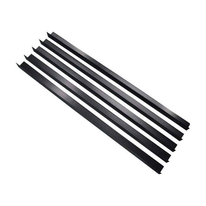 5x Black PVC Angle Trim 40mm x 40mm x 1m – Edge & Corner Protector