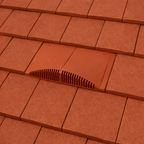 Timloc Terracotta Interlocking Plain Roof Tile Vent with Adapter