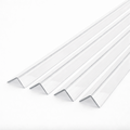 4 x 25x25mm Clear Angles x 1 Metre
