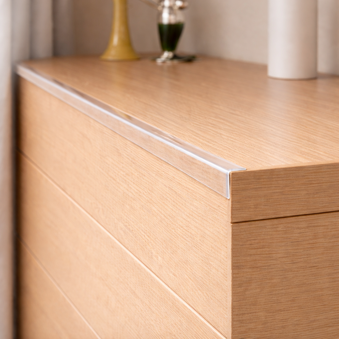 1 x 20x20mm Clear Angles x 1 Metre