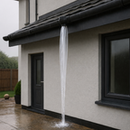 20 Metre Temporary Rainwater Downpipe 5 Inch 250 Gauge Kit