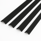 1 Metre Black uPVC Plastic Rigid Corner Cover Trims