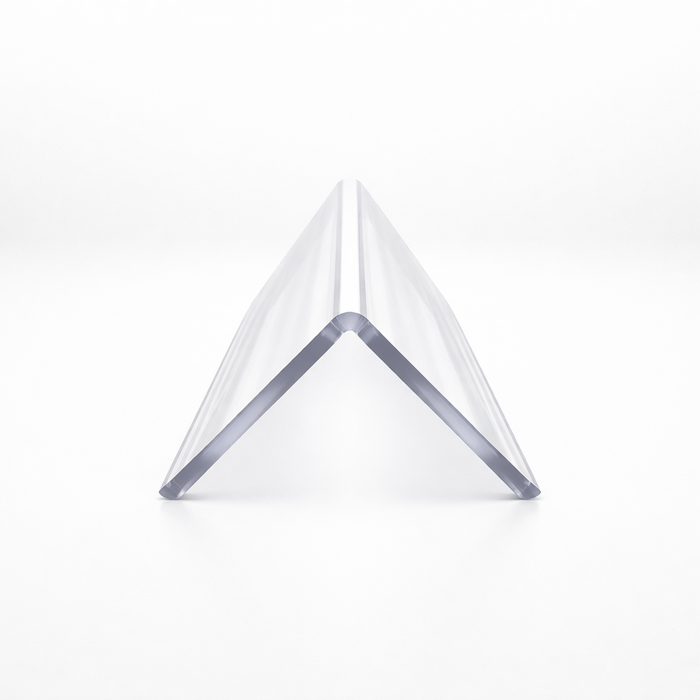 4 x 20x20mm Clear Angles x 1 Metre