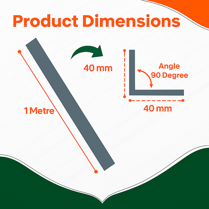4 x Anthracite Grey Rigid Angle 40mm x 40mm x 1  Metre  ^