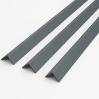 3 x Anthracite Grey Rigid Angle 50mm x 50mm x 1  Metre  ^