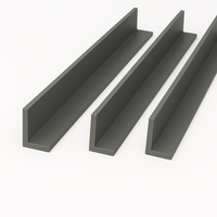 3 x Anthracite Grey Unequal Angle 70mm x 30mm x 1  Metre