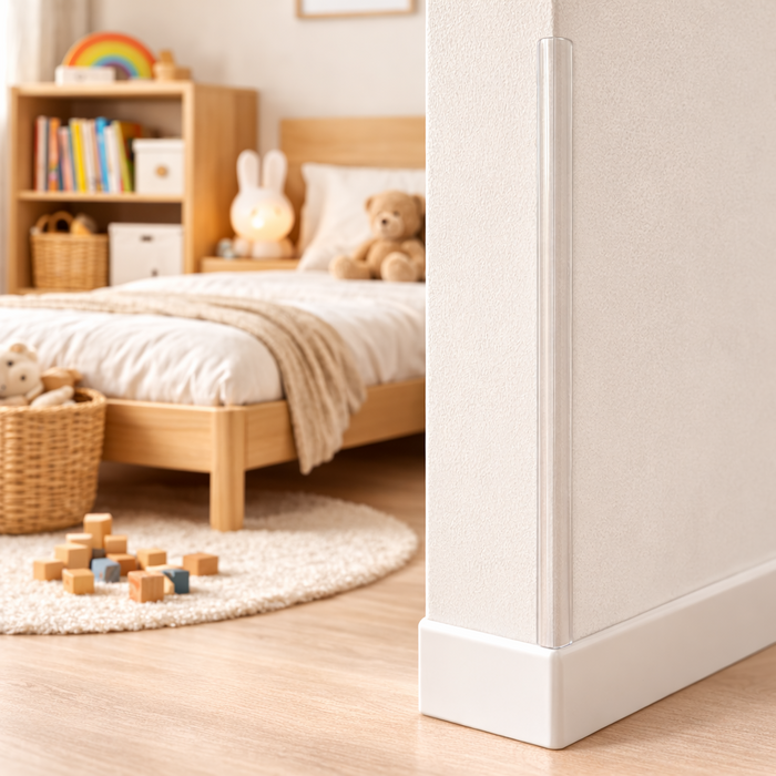 3 x 40x40mm Clear Angles x 1 meter