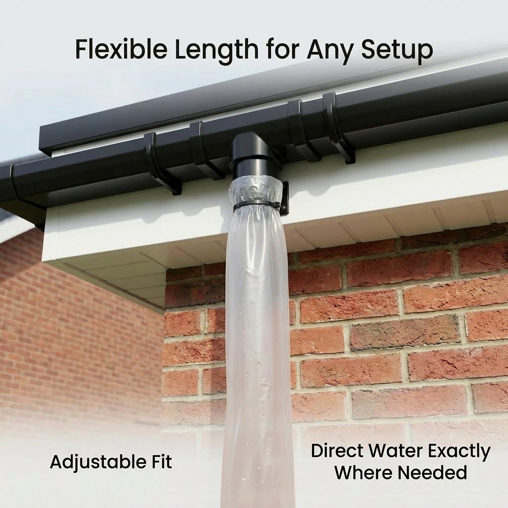 20m Squareline Gutter Running Outlet Kit