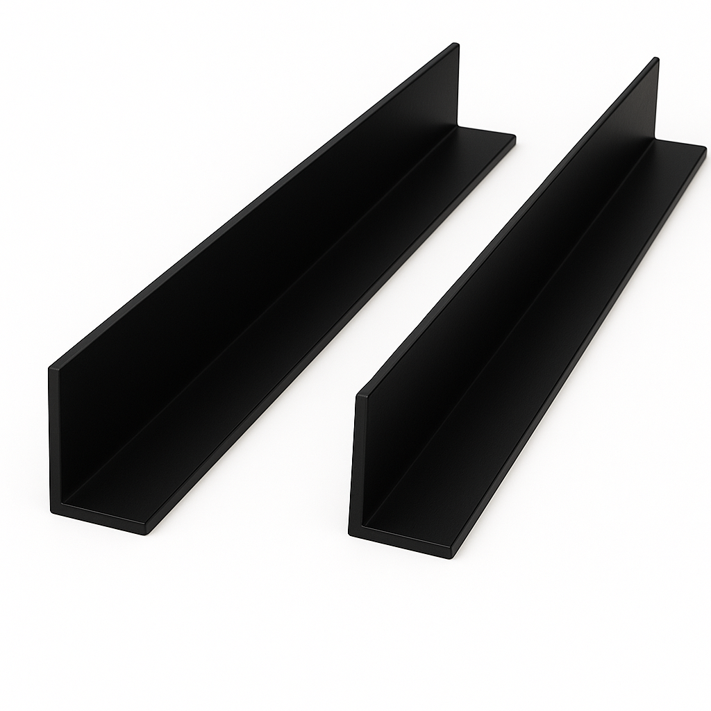 Black Unequal Angle 70mm x 30mm