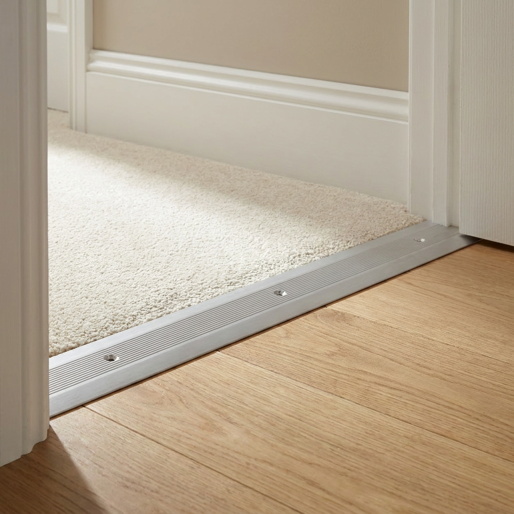 4 x Aluminium Flooring Cover Edge 60mm x 89.5cm