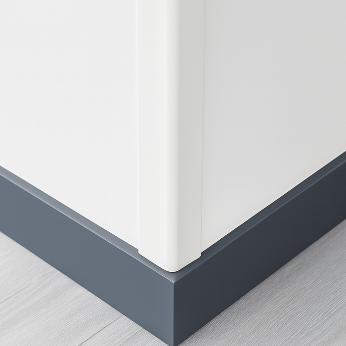 20 Pack White 1 Metre UPVC Plastic Rigid Angle 10 x 10mm Corner Cover Trim 90 Degree