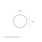 5 x White Round 68mm Downpipe Brackets Freeflow