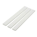 3 x 75mm White PVC Flat Bar x 1 Metre
