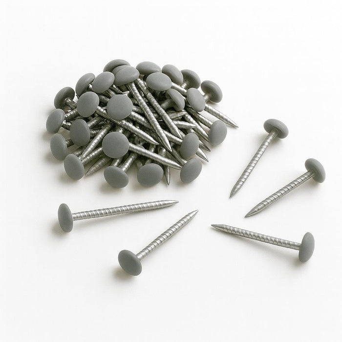 2000 Pack 40mm Agate Grey UPVC Poly Top Pins Nails
