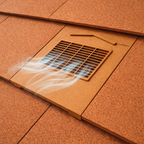 Timloc Brown Flat Edge Roof Tile Vent