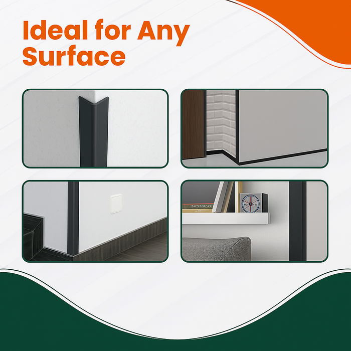 5 x Anthracite Grey Rigid Angle 50mm x 50mm x 1  Metre  ^