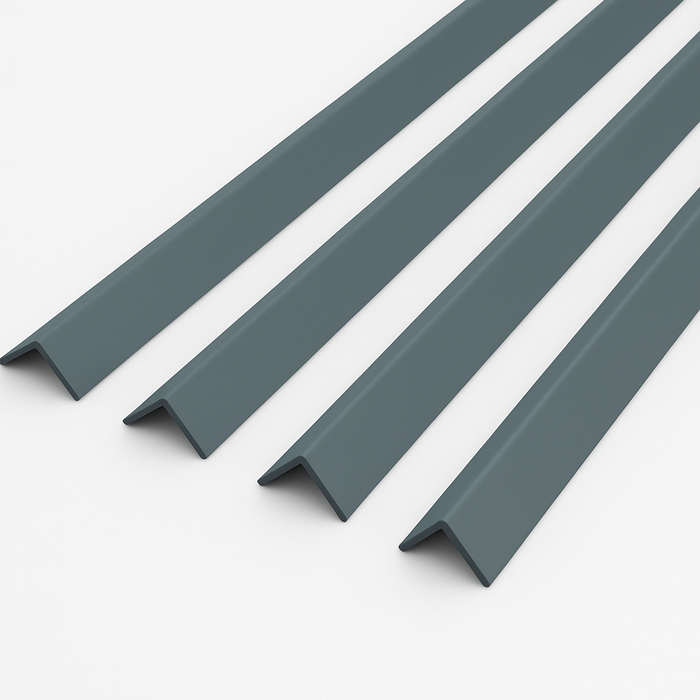 4 x Anthracite Grey Rigid Angle 25mm x 25mm x 1  Metre  ^