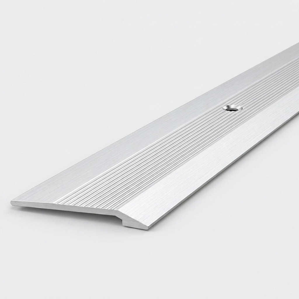 3 x Aluminium Vinyl Edge Floor Transition Strip, 28mm x 6mm x 89.5cm DIY Low Profile Floor Trim for Finishing and Edge Protection