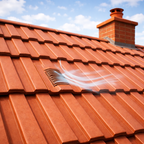 Timloc Grey Mini Castellated Roof Tile Vent