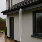 5 Metre Temporary Rainwater Downpipe 5 Inch 250 Gauge Kit