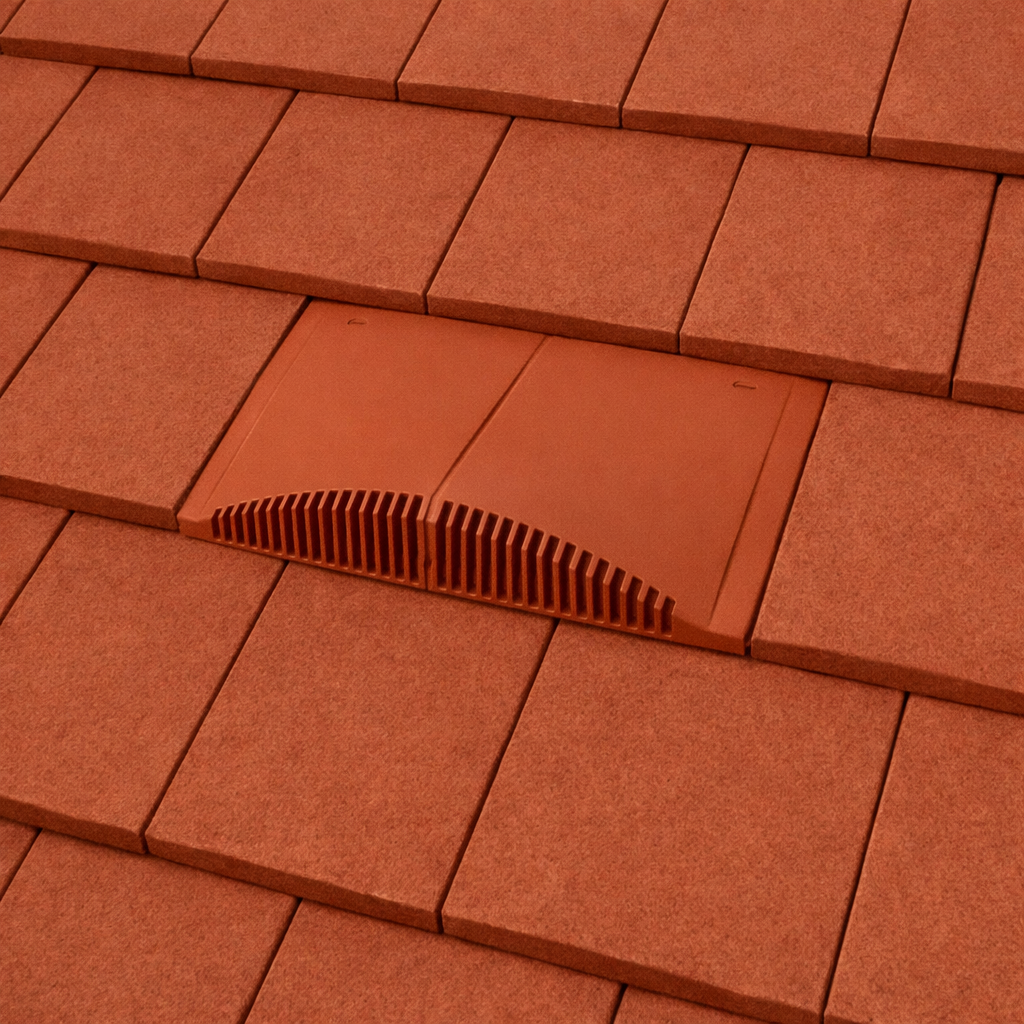 Timloc Red Interlocking Plain Roof Tile Vent