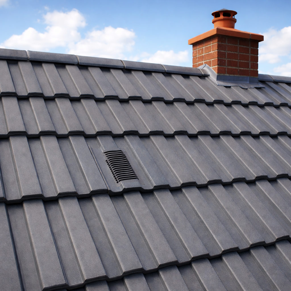 Timloc Grey Mini Castellated Roof Tile Vent