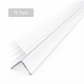 15 x 20x20mm Clear Angles x 1 Metre