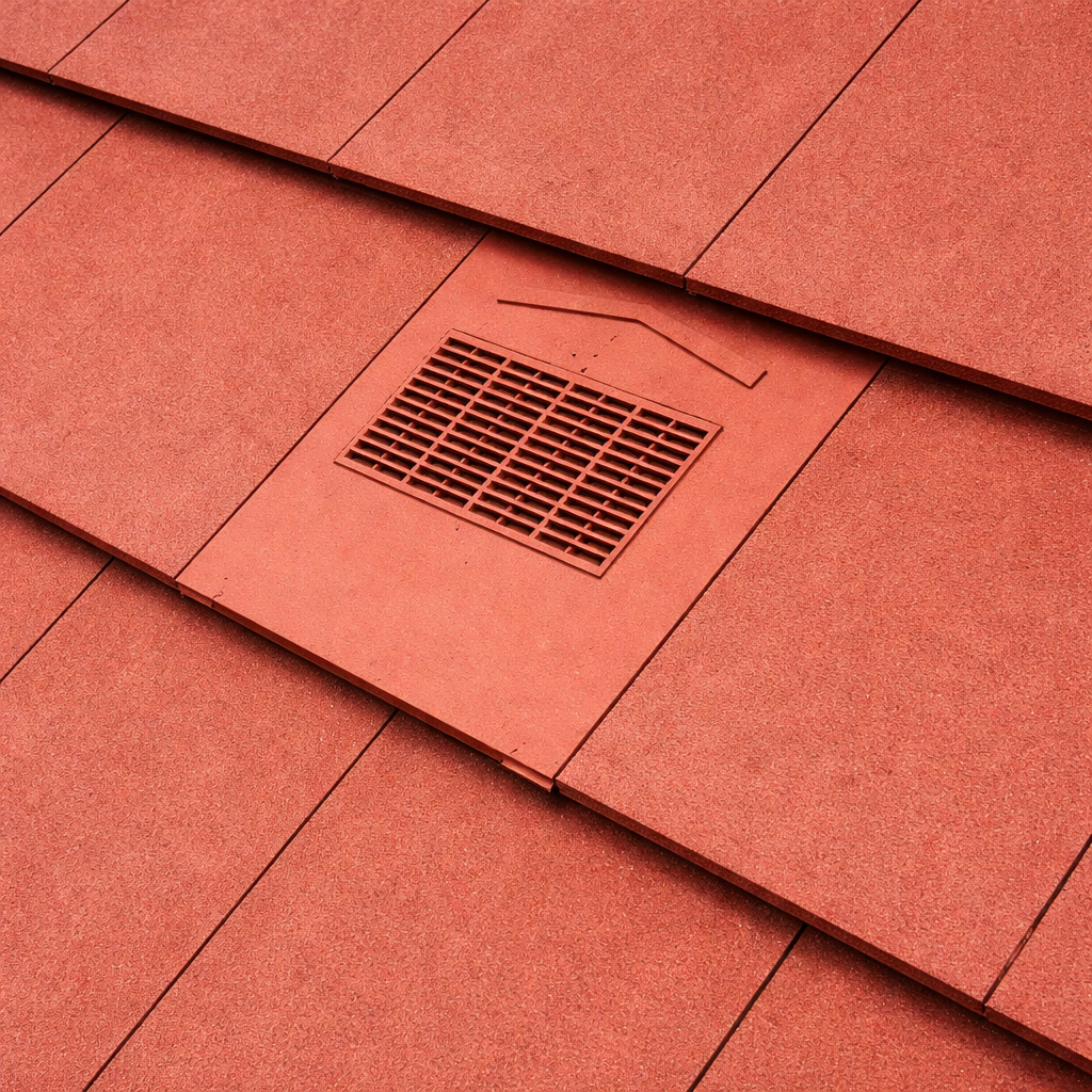 Timloc Grey Flat Edge Roof Tile Vent