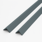 1 Metre Grey uPVC Plastic Rigid Corner Cover Trims