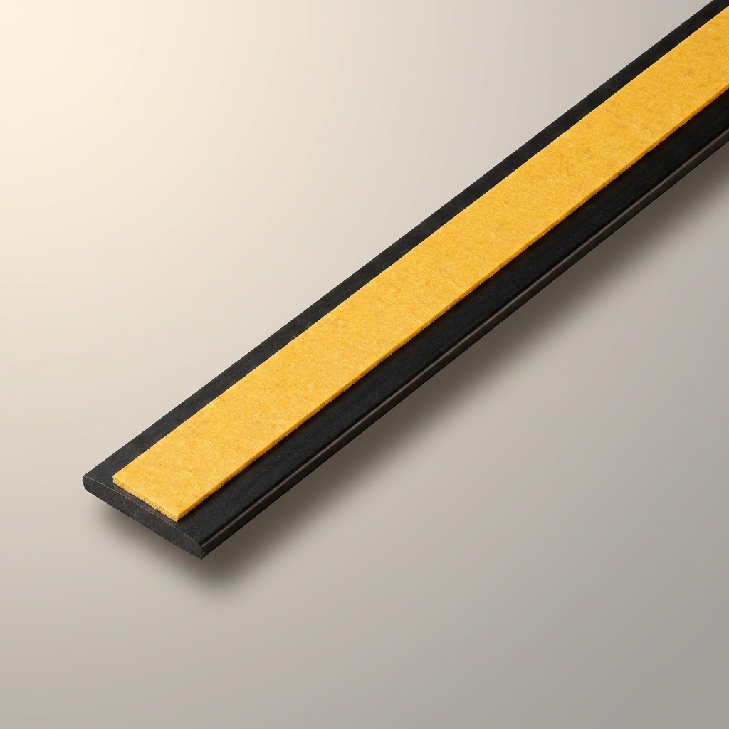 3 x 75mm Black Self-Adhesive Trim Strip x 1 Metre