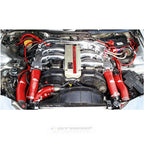 Nissan Skyline R33  GTS T  RB25 DET  Engine Bay Red Silicone Hose Dress Up Kit   (0504) ^^